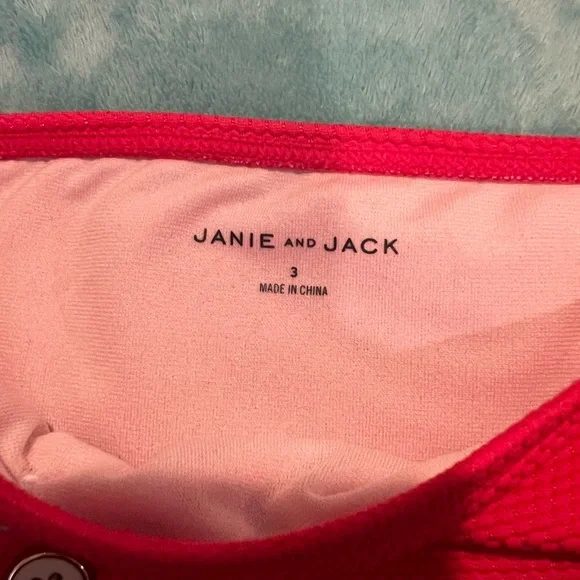 Janie and Jack Pink Kids Swim Bikini - Picture 5 of 6